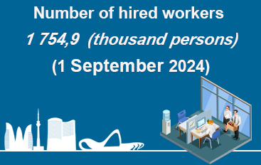 Number of hired workers