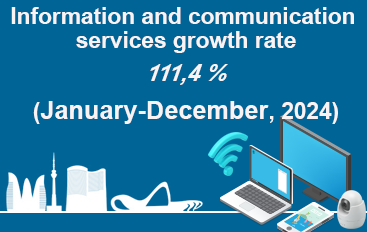 Information and communication services growth rate